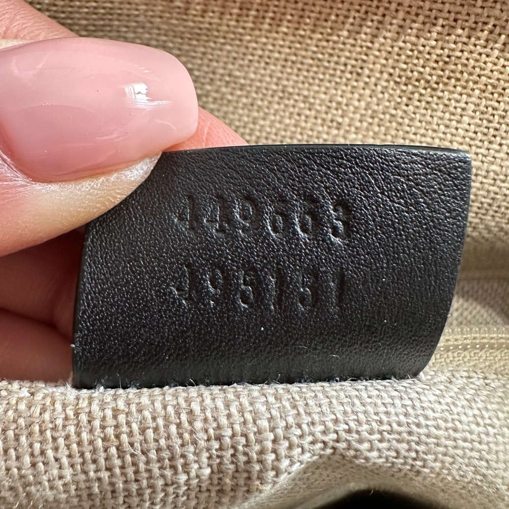 Gucci Bree Microguccissima Dome Crossbody Bag Black Leather - Picture 8 of 14